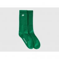 Носки , размер S INT, зеленый United Colors of Benetton