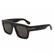 Солнцезащитные очки , прямоугольные, оправа: пластик, для мужчин, черный Tom Ford