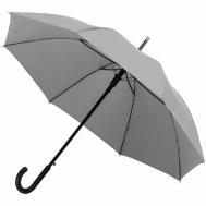 Зонт-трость , полуавтомат, серый Проект 111