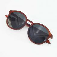 Солнцезащитные очки , оправа: пластик, с защитой от УФ, для женщин, коричневый NOVIVA