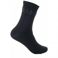 Мужские носки , 5 пар, классические, размер 41-47, черный Весёлый носочник