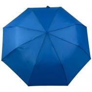 Зонт , полуавтомат, 3 сложения, купол 100 см., 8 спиц, чехол в комплекте, синий premier