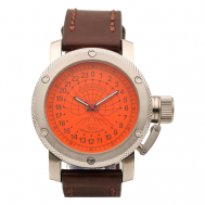 Наручные часы  Часы наручные Полярные механические с автоподзаводом (сапфировое стекло) 1132.02, оранжевый ТРИУМФ