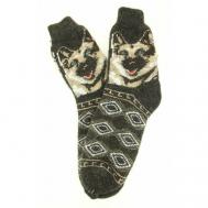 Мужские носки , 1 пара, классические, размер 42/44, мультиколор Рассказовские носки