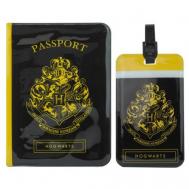 Обложка для паспорта , черный, желтый Cinereplicas