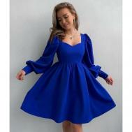 Платье , размер 48, синий Seleya Better