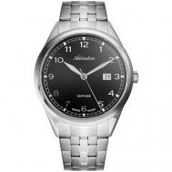 Наручные часы  Premiere Часы наручные  A8260.5126Q, серебряный, черный Adriatica