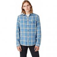 Рубашка , размер 3XL, голубой Wrangler