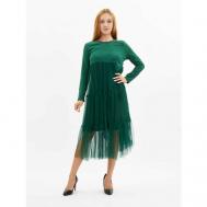 Платье размер 44/48, зеленый Алина