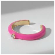 Кольцо , безразмерное, розовый Queen fair