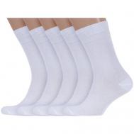 Мужские носки , 5 пар, размер 27 (41-43), белый Virtuoso