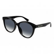 Солнцезащитные очки , бабочка, оправа: пластик, градиентные, с защитой от УФ, для женщин, черный Gucci