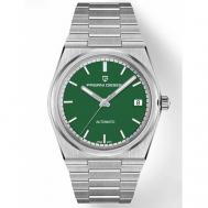 Наручные часы , серебряный, зеленый Pagani Design