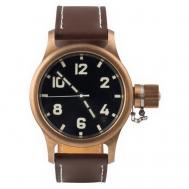 Наручные часы  Часы наручные "водолазные" 195ЧСБ-п (бронза, водонепроницаемые, заводная головка справа), серебряный ZLATOUSTwatch