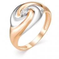 Кольцо АЙМИЛА, красное золото, 585 проба, бриллиант, размер 19 Аймила