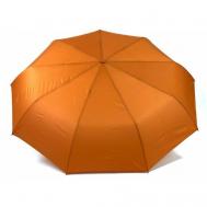 Смарт-зонт , полуавтомат, 3 сложения, чехол в комплекте, в подарочной упаковке, оранжевый GALAXY OF UMBRELLAS