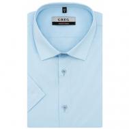 Рубашка , размер 174-184/43, голубой Greg