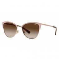 Солнцезащитные очки , бабочка, оправа: металл, для женщин, розовый Vogue® Eyewear