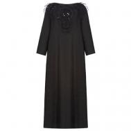 Платье , вечернее, размер 46, черный NUOVO BORGO