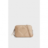 Сумка , внутренний карман, регулируемый ремень, бежевый Calvin Klein