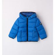 Куртка  для мальчиков, демисезон/зима, средней длины, размер 4A, голубой IDO