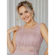 Сорочка , размер 52, розовый Текстильный край
