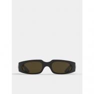 Солнцезащитные очки , прямоугольные, оправа: пластик, коричневый Han Kjobenhavn