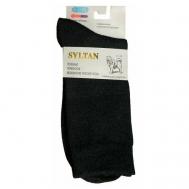 Мужские носки , классические, махровые, антибактериальные свойства, размер 41-46, черный Noskof
