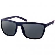 Солнцезащитные очки , прямоугольные, спортивные, ударопрочные, поляризационные, с защитой от УФ, устойчивые к появлению царапин, для мужчин, черный StyleMark