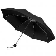 Зонт , механика, 3 сложения, купол 97 см., 8 спиц, чехол в комплекте, черный UNIT