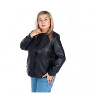 Кожаная куртка , размер 44.50.52, черный valentini-dublenki.ru