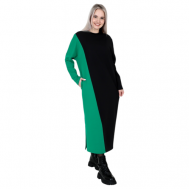 Платье , размер 56, зеленый Elena Tex