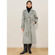 Пальто  , размер 40/42, серый Viaville