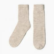 Женские носки , размер 37, бежевый Baranowool