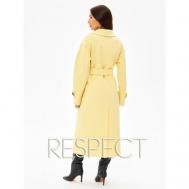 Пальто  , размер 48, желтый Respect