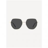 Солнцезащитные очки M , круглые, оправа: металл, с защитой от УФ, золотой Missoni