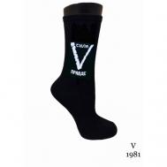 Носки , размер 35-40, черный V 1981
