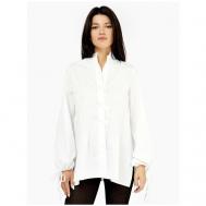 Блуза  , размер 42, белый MARYBLOOM