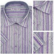 Рубашка , размер M, фиолетовый Bossado