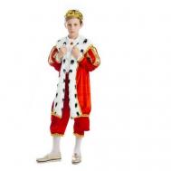 Карнавальный костюм «Король», бархат, брюки, мантия, корона, р. 30, рост 122 см Карнавалия Чудес