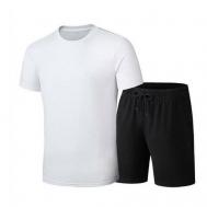 Комплект , шорты, футболка, размер 48, белый ФП