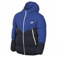 куртка , демисезон/зима, силуэт прямой, размер S, синий Nike