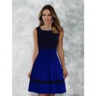 Платье , размер 50, синий Modami24