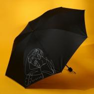 Зонт механика, черный Без бренда
