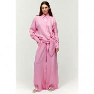 Блуза  , длинный рукав, размер S, розовый Fashion Rebels