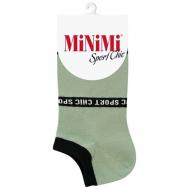Носки , размер 35-38 (23-25), зеленый MINIMI