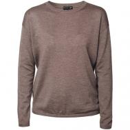 Пуловер , размер 42, коричневый Apart