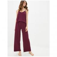 Пижама , размер XL, бордовый Luisa Moretti