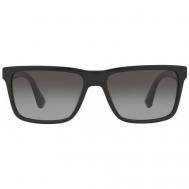 Солнцезащитные очки , клабмастеры, оправа: пластик, с защитой от УФ, для мужчин, черный Prada