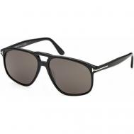 Солнцезащитные очки , черный, серый Tom Ford